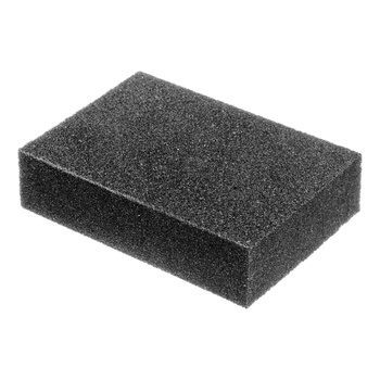 Губка шлифовальная полиуретан, оксид алюминия, Р80, 100х70х25мм