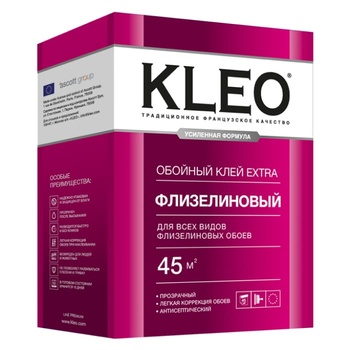KLEO EXTRA 45 Клей для флизелиновых обоев сыпучий 320г