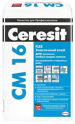 Ceresit СМ 16 Клей для плитки Эластичный (5кг)