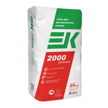 ЕК 2000 Клей для плитки (С0 Т) (25кг) (50шт/под)