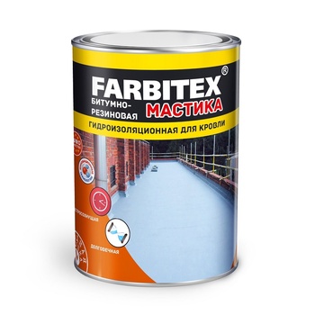 Мастика битумно-резиновая  4кг FARBITEX