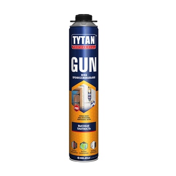 Пена монтажная "TYTAN" GUN профессиональная 750мл зимняя.