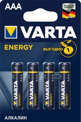 VARTA Элемент питания  Energy LR03 BL4 (40/200)